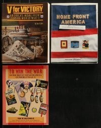 3a394 LOT OF 3 WWII MEMORABILIA SOFTCOVER BOOKS 1995 filled with great images & information!