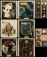 3a523 LOT OF 18 VIDEODISCS 1980s Frankenstein, From Russia with Love, Gilda, French Connection!