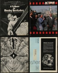 3a141 LOT OF 2 BUSBY BERKELEY PROGRAM AND MAGAZINE 1965 & 1971 tribute to the musical legend!