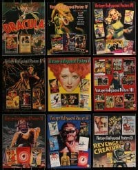 3a404 LOT OF 9 VINTAGE HOLLYWOOD POSTERS AUCTION CATALOGS 1990s-2000s filled with color images!