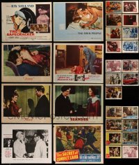 3a114 LOT OF 29 LOBBY CARDS 1950s-1970s incomplete sets from a variety of different movies!