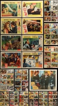 3a097 LOT OF 121 LOBBY CARDS 1960s incomplete sets from a variety of different movies!