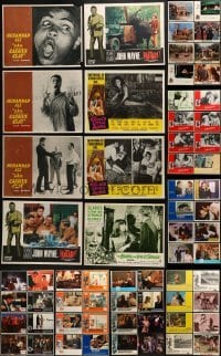 3a107 LOT OF 64 LOBBY CARDS 1960s-1980s incomplete sets from a variety of different movies!