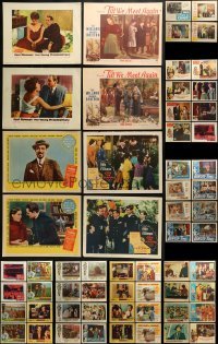3a106 LOT OF 68 LOBBY CARDS 1940s-1960s incomplete sets from a variety of different movies!