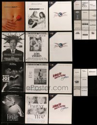 3a453 LOT OF 31 SUPPLEMENTS ONLY PRESSKITS 1990s-2000s advertising a variety of different movies!