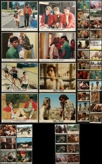 3a189 LOT OF 46 COLOR 8X10 STILLS 1970s great scenes from a variety of different movies!