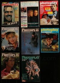 3a294 LOT OF 8 ENGLISH PHOTOPLAY MOVIE MAGAZINES 1970s-1980s filled with movie images & info!