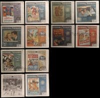 3a265 LOT OF 12 CLASSIC IMAGES MOVIE MAGAZINES 2012 filled with movie images & info!