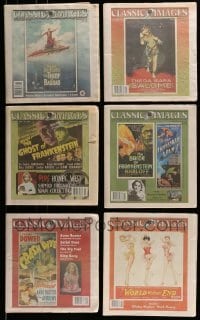 3a310 LOT OF 6 CLASSIC IMAGES MOVIE MAGAZINES 2007-2008 filled with movie images & info!