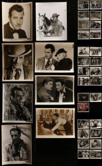 3a197 LOT OF 35 GILBERT ROLAND 8X10 STILLS 1930s-1950s a variety of portraits & movie scenes!