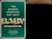3a573 LOT OF 50 UNFOLDED BABY ONE-SHEETS 1985 the greatest dinosaur adventure ever born!