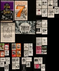 3a122 LOT OF 48 UNCUT PRESSBOOKS 1960s-1970s advertising for a variety of different movies!