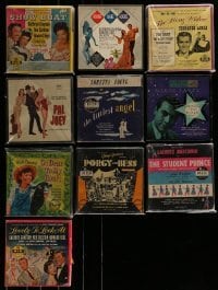 3a541 LOT OF 10 45 RPM RECORDS 1950s soundtrack music from a variety of different movies!