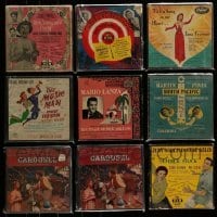 3a543 LOT OF 9 45 RPM RECORDS 1950s soundtrack music from a variety of different movies!