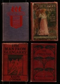 3a361 LOT OF 4 GROSSET AND DUNLAP MOVIE EDITION HARDCOVER BOOKS 1910s-1920s with movie images!