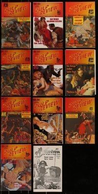 3a268 LOT OF 11 PULP REVIEW MAGAZINES 1993-1995 the best of reprint fiction, cool cover art!