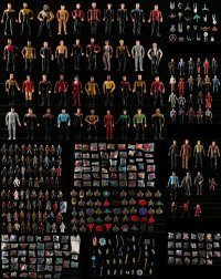 3a561 LOT OF 153 STAR TREK ACTION FIGURES, 22 SHIPS, AND 200+ ACCESSORIES 1990s-2000s cool!