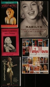 3a388 LOT OF 5 MARILYN MONROE SOFTCOVER BOOKS 1990s filled with great images & information!