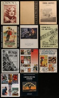 3a402 LOT OF 11 DEALER CATALOGS 1980s-2000s filled with great movie poster images!