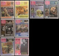 3a292 LOT OF 8 MOVIE COLLECTOR'S WORLD MAGAZINES 2012 ads of vintage movie posters for sale!