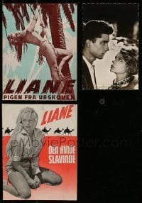 3a235 LOT OF 3 MARION MICHAEL ITEMS 1950s great images of the German actress who was Liane!