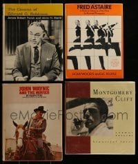 3a364 LOT OF 4 ACTOR BIOGRAPHY HARDCOVER BOOKS 1970s-1990s John Wayne, Astaire, Robinson, Clift!