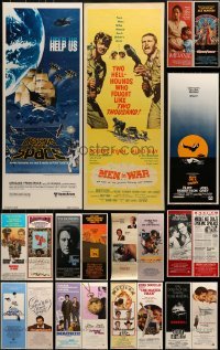 3a604 LOT OF 21 MOSTLY UNFOLDED INSERTS 1970s-1980s great images from a variety of movies!