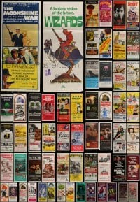 3a630 LOT OF 60 FORMERLY FOLDED AUSTRALIAN DAYBILLS 1960s-1980s great images from a variety of movies!