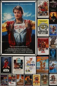 3a070 LOT OF 33 FOLDED ONE-SHEETS 1970s-1980s great images from a variety of different movies!