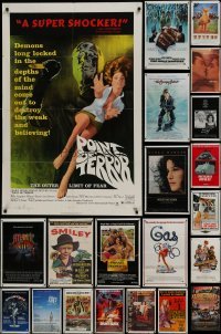 3a040 LOT OF 77 FOLDED ONE-SHEETS 1960s-1990s great images from a variety of different movies!
