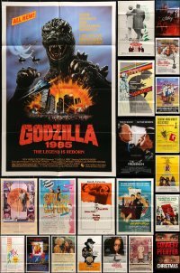 3a028 LOT OF 91 FOLDED ONE-SHEETS 1960s-1990s great images from a variety of different movies!