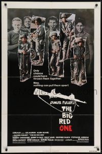 3b078 BIG RED ONE 1sh 1980 directed by Samuel Fuller, Lee Marvin, Hamill in WWII, different!