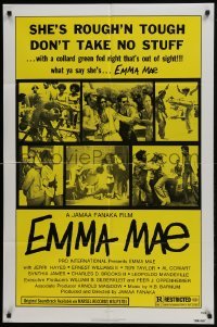 3b230 EMMA MAE 1sh 1977 just off the bus from the deep south, Jerri Hayes in the title role!