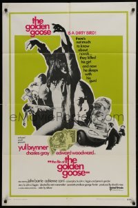 3b273 FILE OF THE GOLDEN GOOSE int'l 1sh 1969 Yul Brynner, Charles Gray, Edward Woodward
