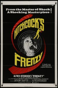 3b299 FRENZY 1sh 1972 written by Anthony Shaffer, Alfred Hitchcock's shocking masterpiece!