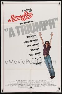 3b608 NORMA RAE style B 1sh 1979 Sally Field, story of a woman with the courage to risk everything!