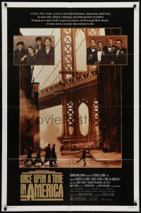 3b619 ONCE UPON A TIME IN AMERICA 1sh 1984 De Niro, James Woods, Sergio Leone, many images!