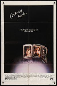 3b627 ORDINARY PEOPLE 1sh 1980 Donald Sutherland, Mary Tyler Moore, directed by Robert Redford!