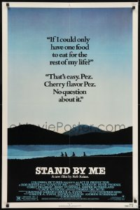 3b811 STAND BY ME 1sh 1986 Phoenix, Feldman, O'Connell, Wheaton, Sutherland, cherry Pez, rated!