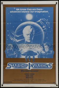 3b819 STARSHIP INVASIONS 1sh 1977 wacky aliens who are advanced beyond our imagination!