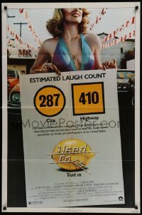 3b942 USED CARS 1sh 1980 Robert Zemeckis, sexy image, title art by Roger Huyssen and Gerard Huerta