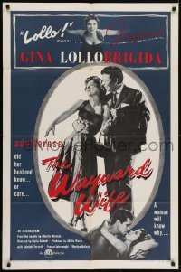 3b959 WAYWARD WIFE 1sh 1954 La Provinciale, gorgeous adulteress Gina Lollobrigida!