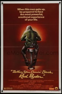 3b967 WHEN YOU COMIN' BACK RED RYDER 1sh 1979 Milton Katselas, art of cowboy sitting on barstool!