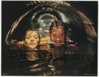 3c312 BIG TROUBLE IN LITTLE CHINA color 11x14 still 1986 Kurt Russel & Kim Cattrall in sewer!