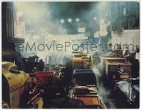 3c324 BLADE RUNNER color 11x14 still 1982 Ridley Scott sci-fi classic, cool traffic jam scene!