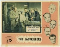 3c599 LADYKILLERS English LC 1955 Alec Guinness & Peter Sellers in Katie Johnson's kitchen, classic
