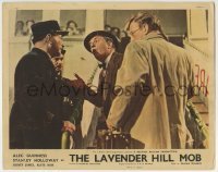 3c608 LAVENDER HILL MOB English LC 1951 Alec Guinness watches Sterling Holloway arguing with cop!