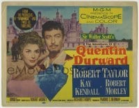 3c008 ADVENTURES OF QUENTIN DURWARD TC 1955 English hero Robert Taylor romances pretty Kay Kendall!
