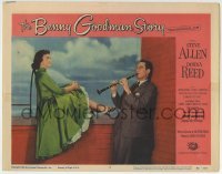3c298 BENNY GOODMAN STORY LC #5 1956 Steve Allen as Goodman playing clarinet for Donna Reed!