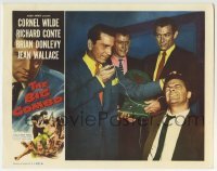 3c305 BIG COMBO LC 1955 Lee Van Cleef, Holliman w/ Richard Conte torturing Cornel Wilde, film noir!